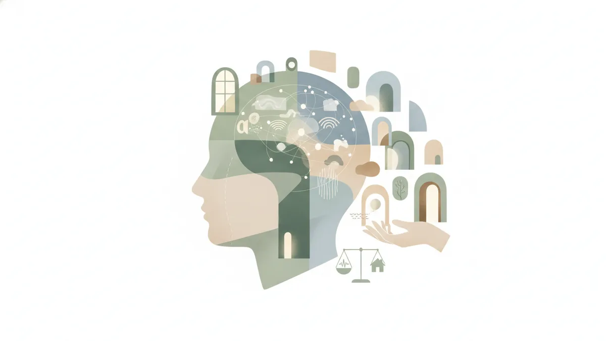 Ilustração editorial sobre avaliação do perfil sensorial