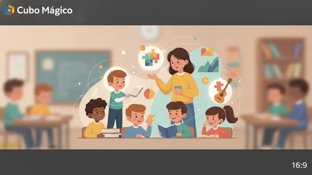 Ilustração editorial sobre Como a Psicopedagogia Ajuda Crianças com Dificuldades de Aprendizagem