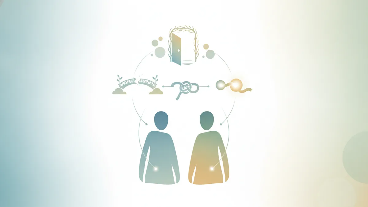 Ilustração editorial sobre quando procurar terapia de casal